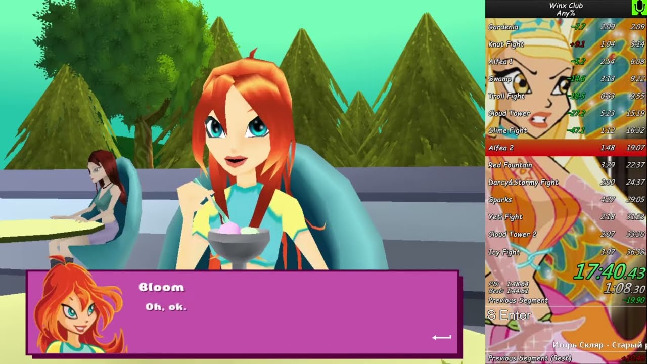 Speedrun Winx Club: Any% - 34:37
