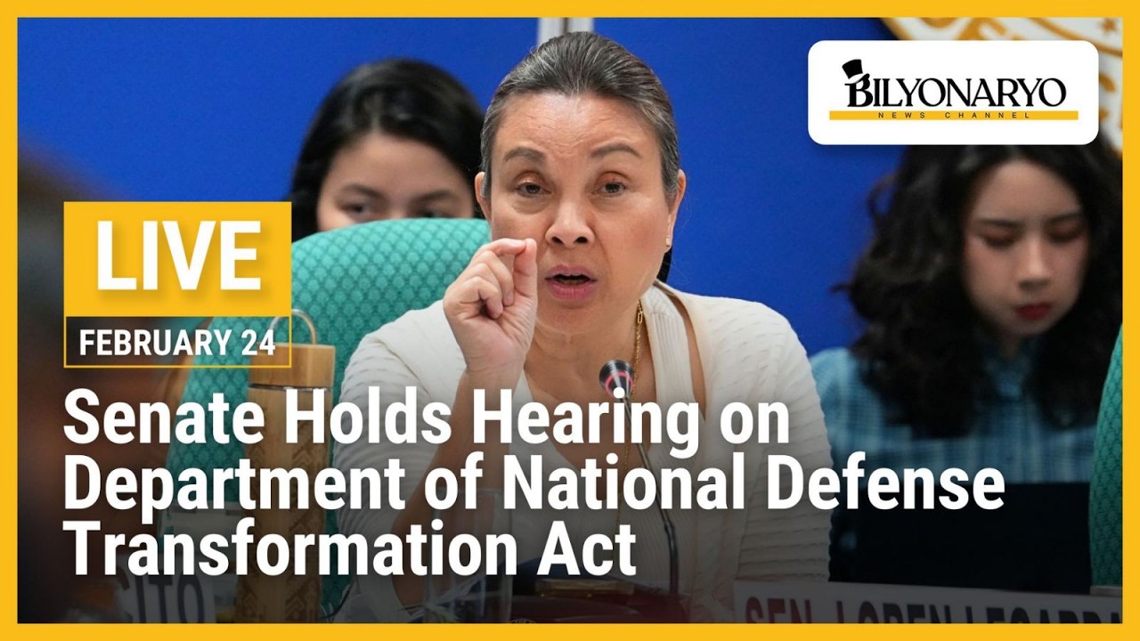 LIVE: Senate Hearing on Department of National Defense Transformation Act | February 24, 2026
