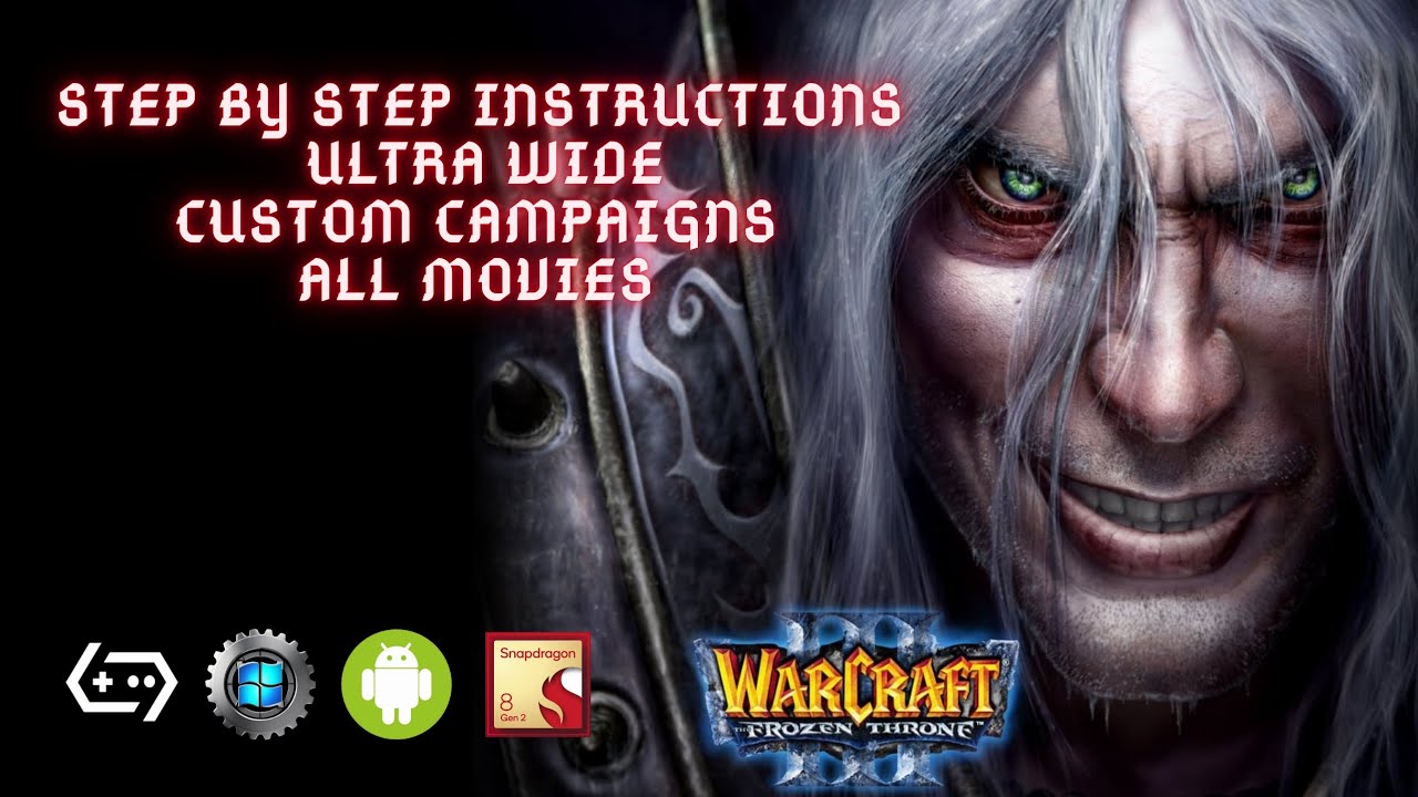 Warcraft 3 v.1.29.2 on Android + custom campaigns. GameHub 5.3.5 installation, configuration, launch