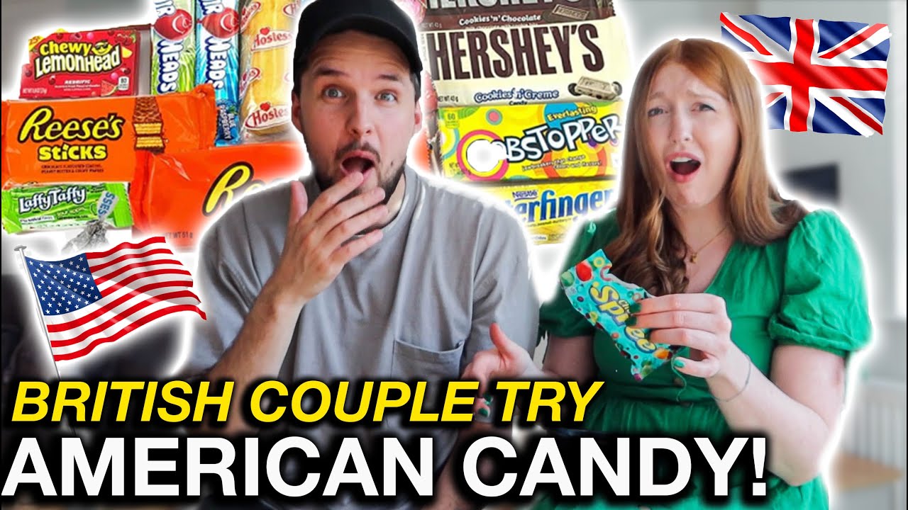 British Couple Trying AMERICAN CANDY for the first time! (We Didn't Expect This)