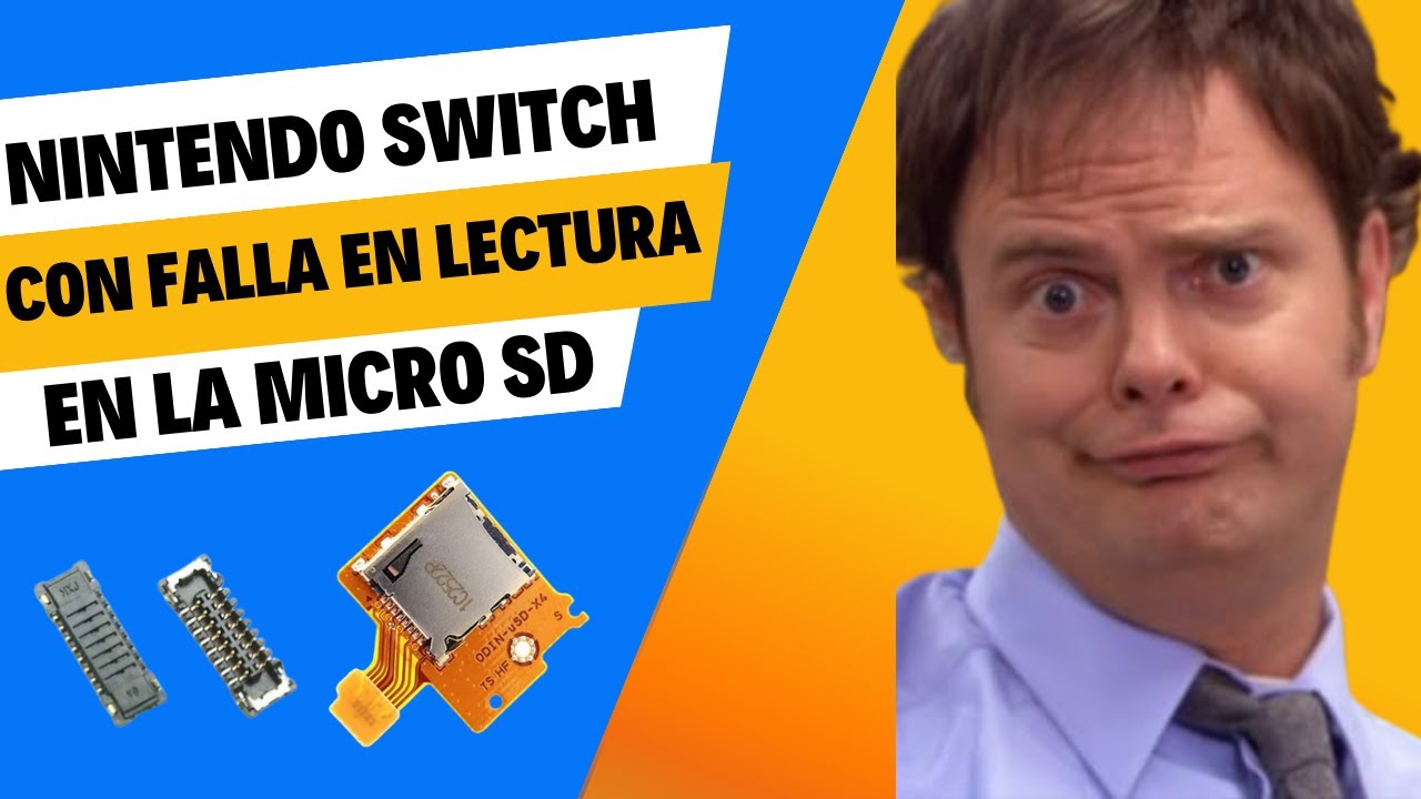 Cambio conector fpc micro sd nintendo switch
