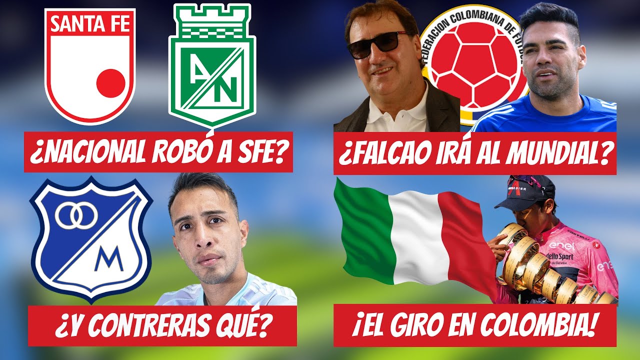 ¿Nacional Robó a Santa Fe? ¿Falcao se Mete en el Mundial? | #DecanosDelDeporte