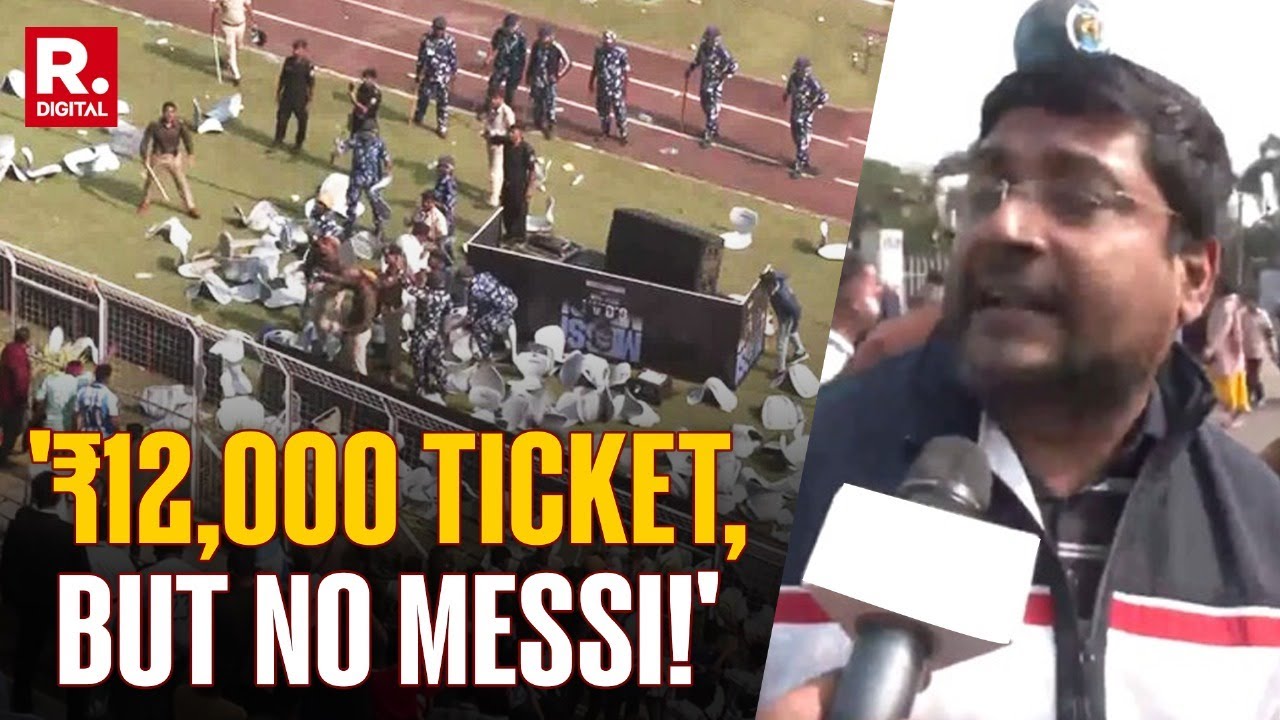 'Messi Came For Few Secs': Heartbroken Fans Wreak Salt Lake Stadium | What Went Wrong? | Explained