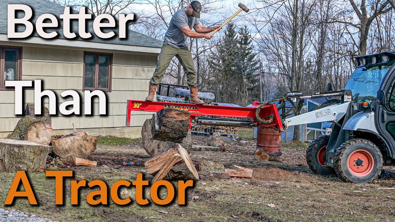 Guess where I found this ultimate wood splitting machine