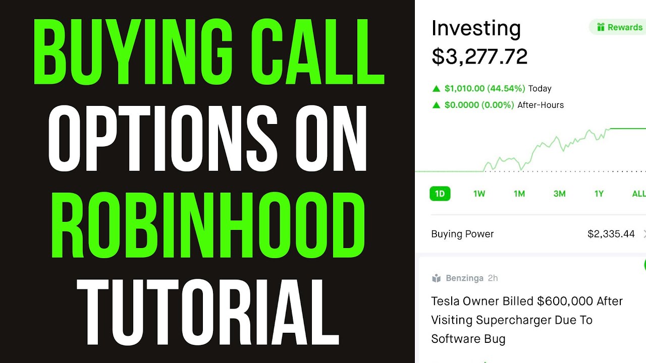 Купить колл-опционы: руководство по Robinhood со стратегией