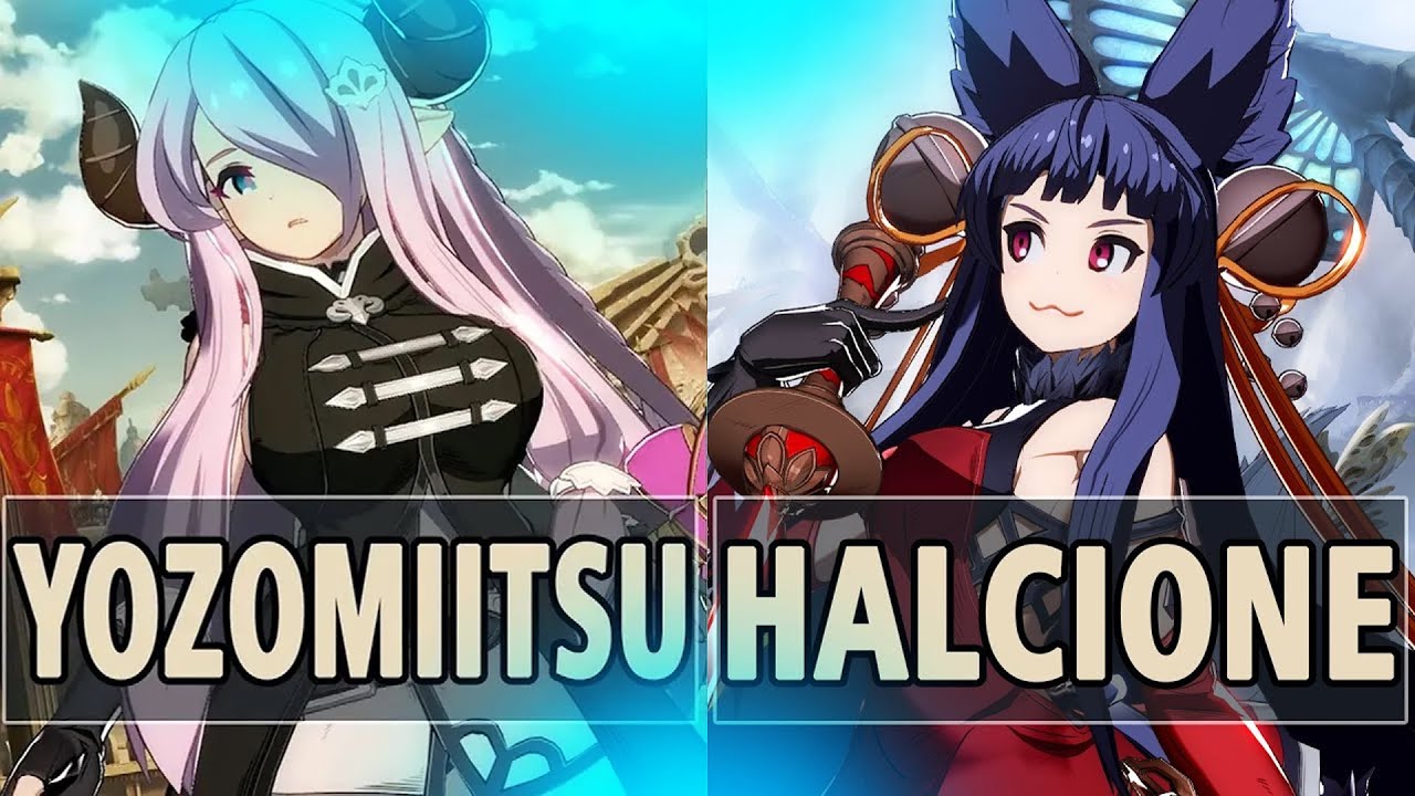 GBVSR:🔥Yozomiitsu (Narmaya) Vs Halcione (Yuel)🔥| High Level Gameplay.