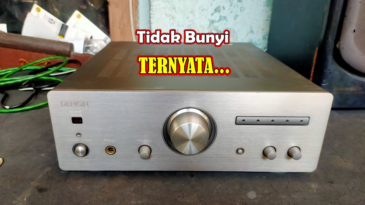 Servis Amplifier Denon UPA-F1 Rusak Tidak Bunyi