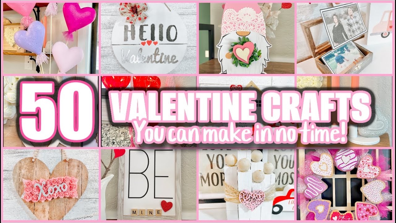 50 CUTE and EASY 😻 Dollar Tree DIY Crafts For Valentine's Day