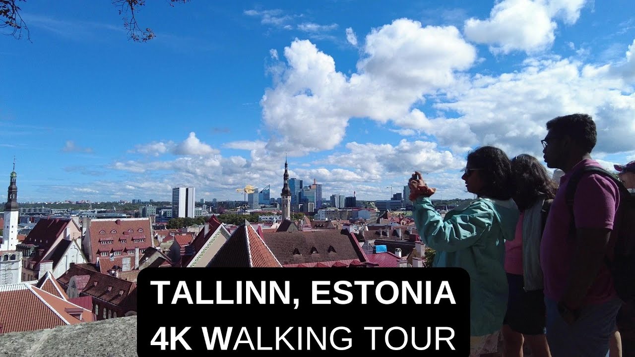 City walks series - Tallinn, Estonia (4K walking tour)
