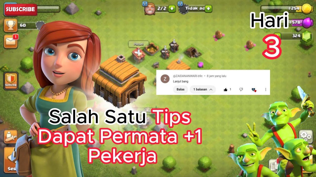 Hari ke 3 perjalanan menuju Th tertinggi #coc #clansofclash