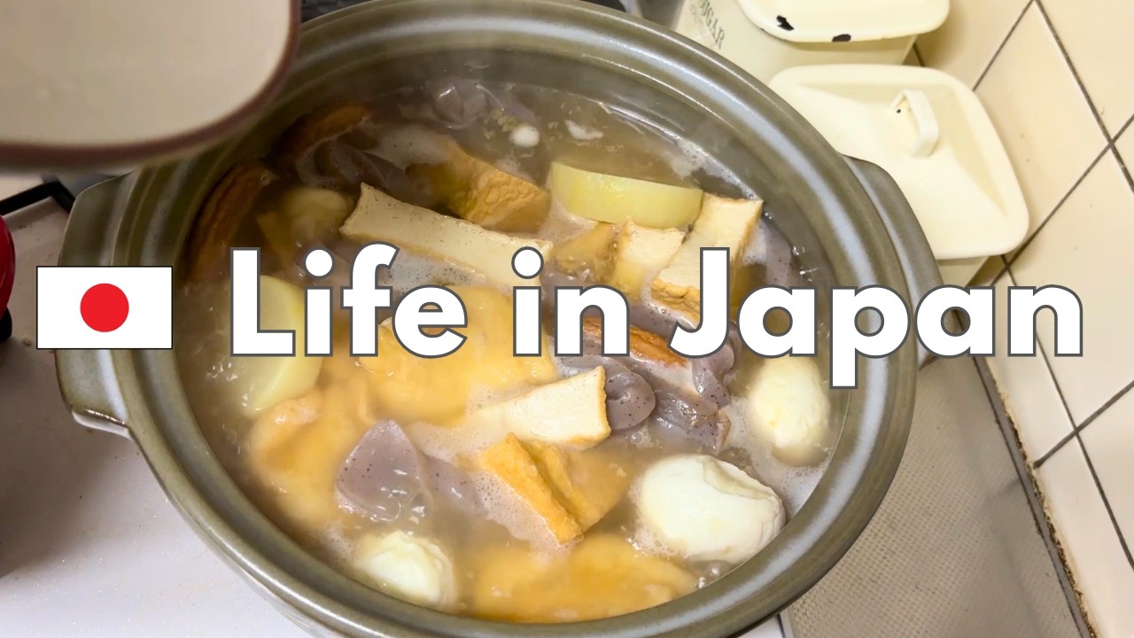 Daily life in Niigata | Fancy soba for lunch, and homemade oden for dinner.
