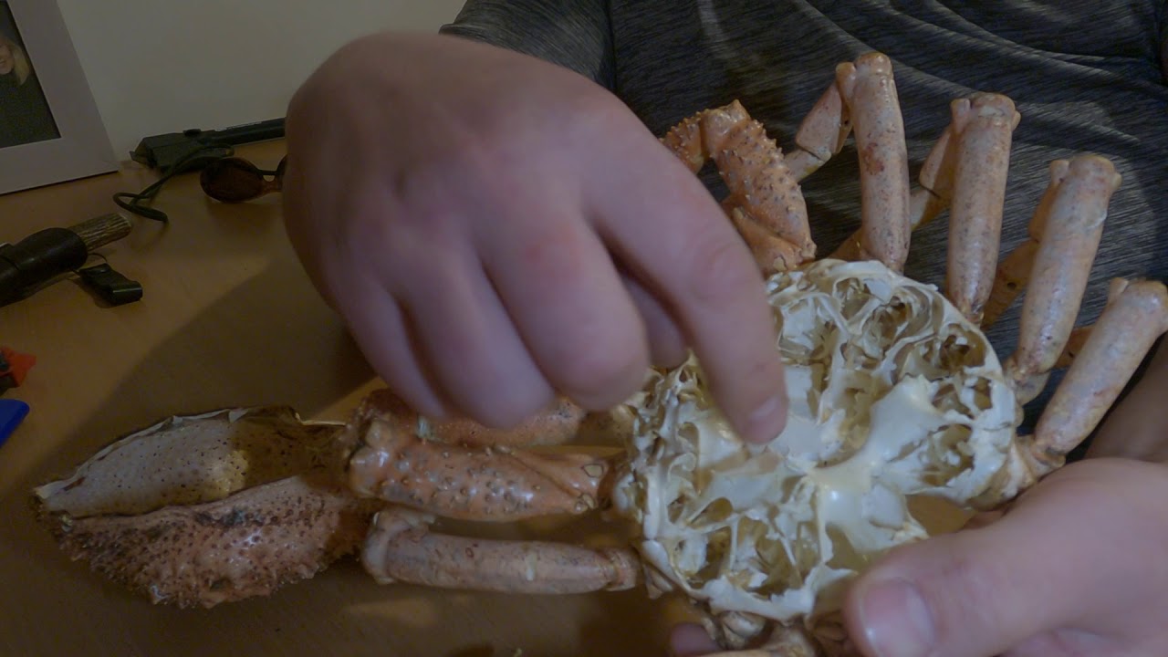How to dry crab at home