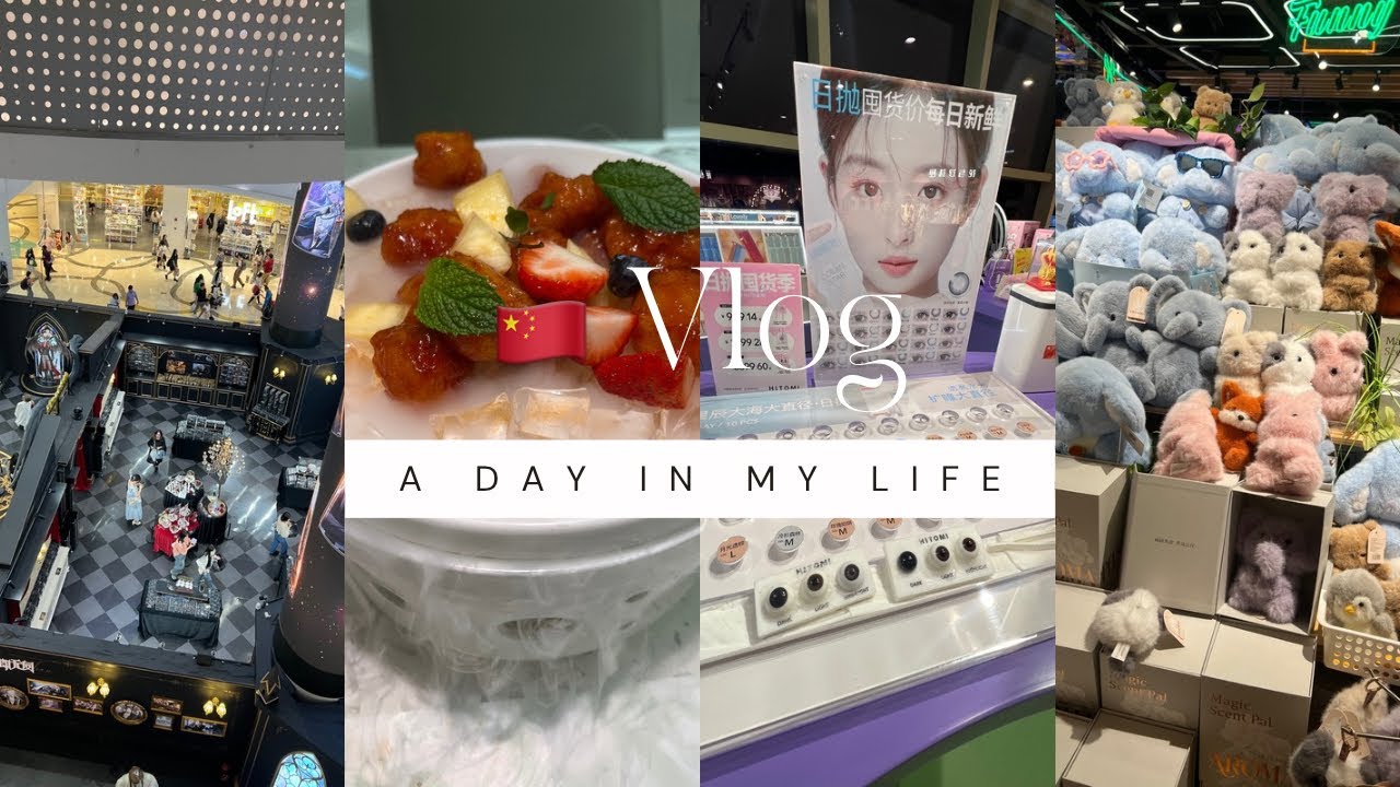 🇨🇳 VI: Shanghai Shopping Haul/ Joy City Mall/ Dinner at The Tree/ Hitomi Lens