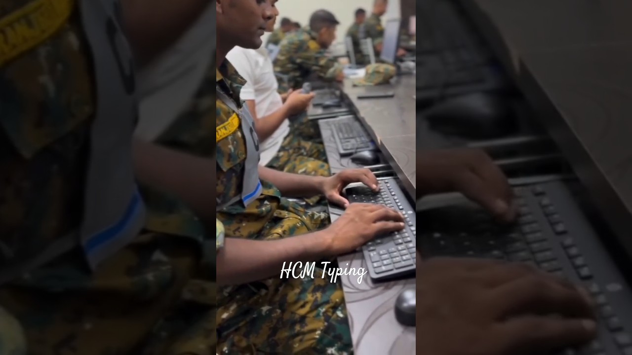 bsf HCM typing 2024 #bsf #hcm #asi #army #shorts #shortsfeed