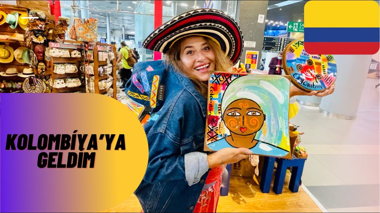 Kolombiya’da uçak yok! Ortada kaldım | Kolombiya günlükleri  -1 ( Vlog )