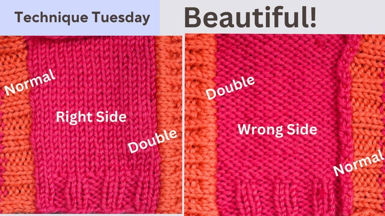 Double Pick Up for Ribbed Bands // Technique Tuesday