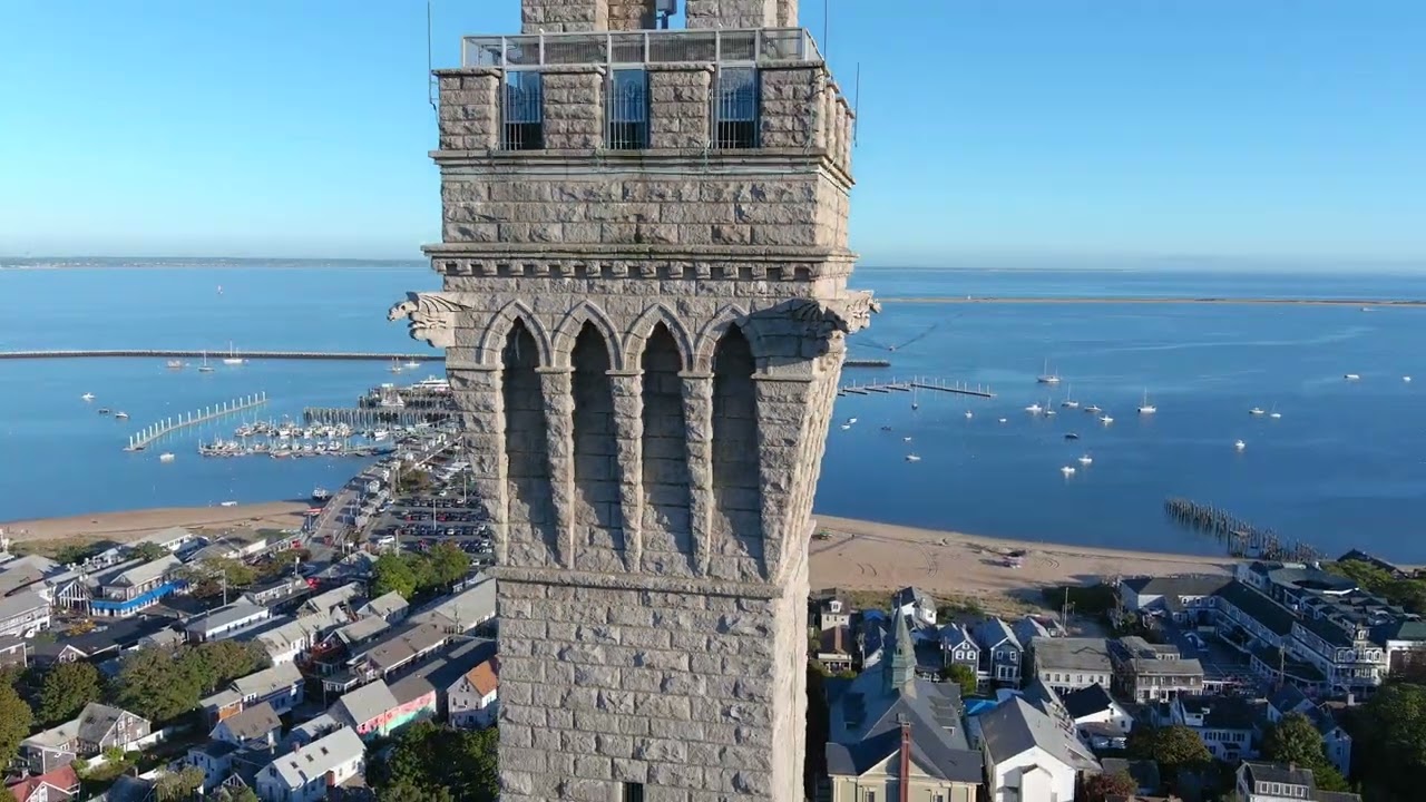 Pilgrim Monument Arial View Provincetown, MA