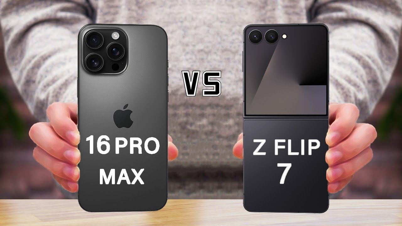 Samsung Galaxy Z Flip 7 Vs iPhone 16 Pro Max