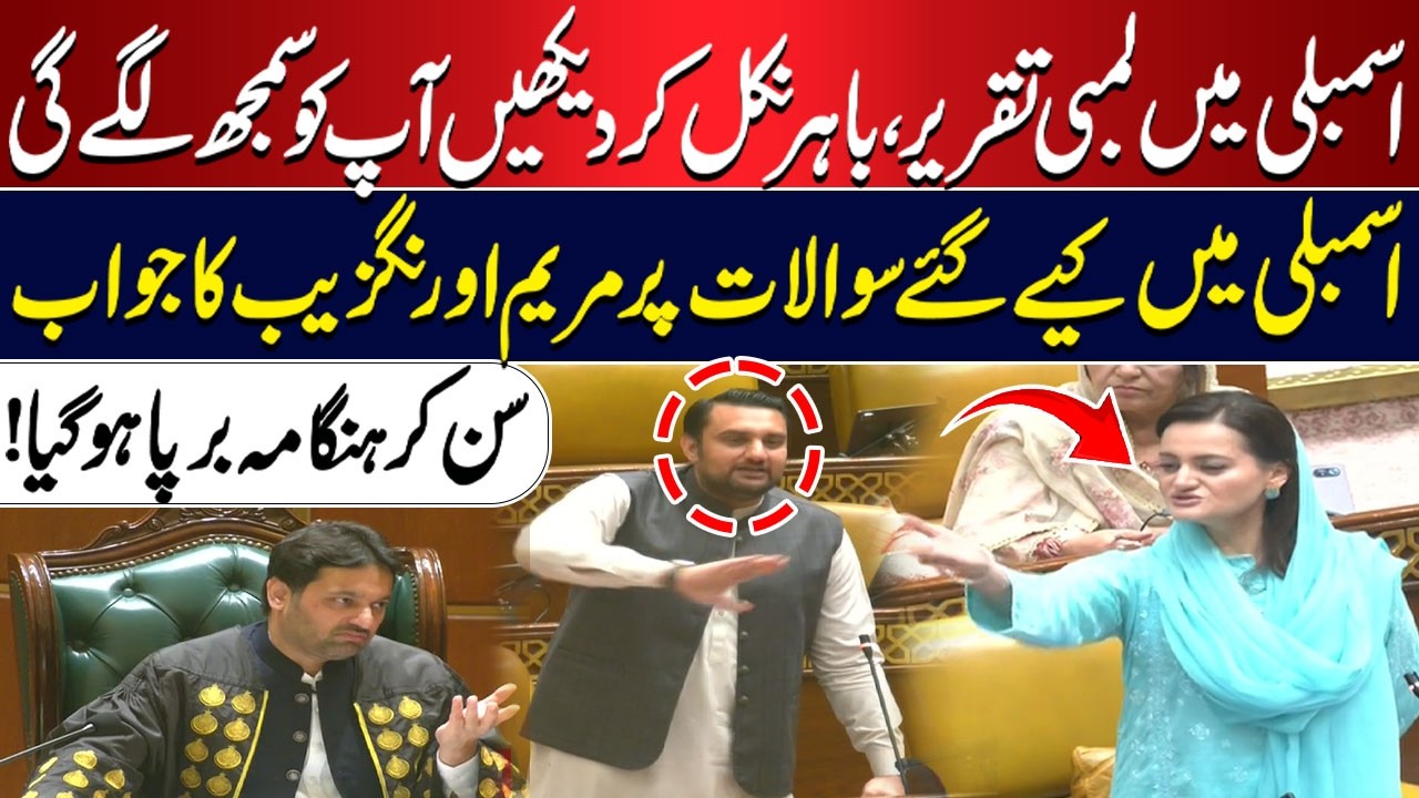 Maryam Aurangzeb&rsquo;s Response Triggers Chaos in the Assembly | Heated Assembly Debate | Hum News