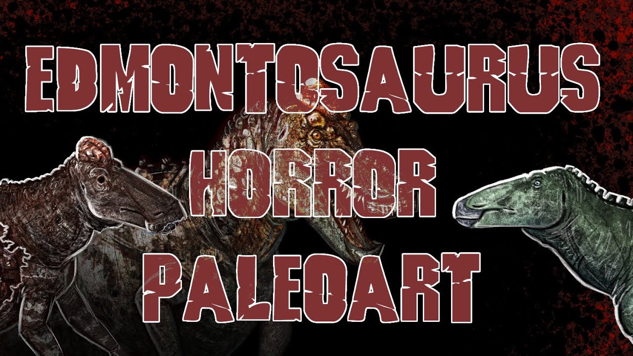 Dinosaur Horror Paleoart: Edmontosaurus | Speedpaint with Commentary