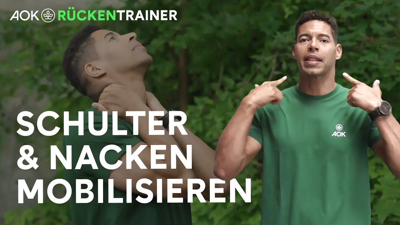 Mobilisierungsübungen für Schulter und Nacken | AOK-Rückentrainer - Episode 9