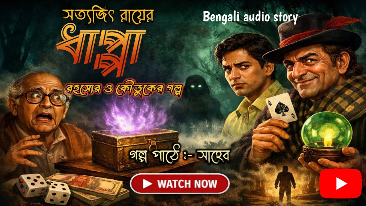 সত্যজিৎ রায়ের--ধাপ্পা | রহস্য ও বুদ্ধির খেলা | Bengali Golpo Audio Story | Dhappa Story in Bengali