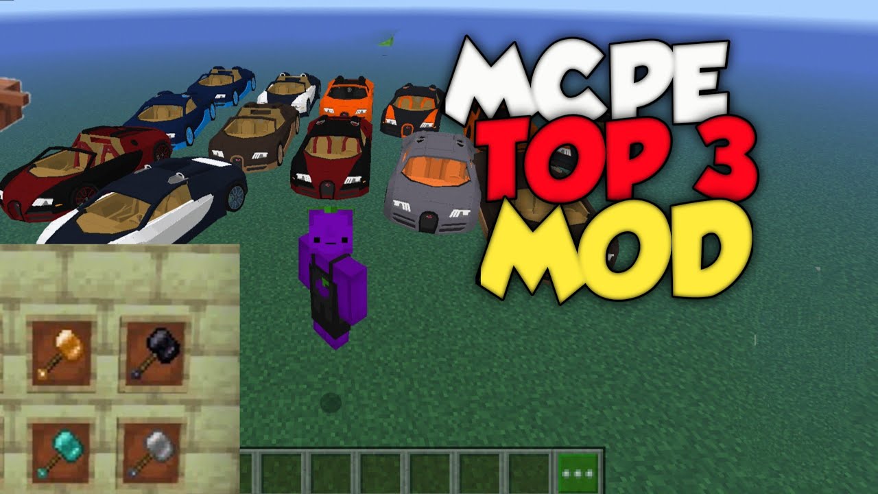 Mcpe Mod Tanıtımı  | 3 ADET MOD || - FlyFlix - ||