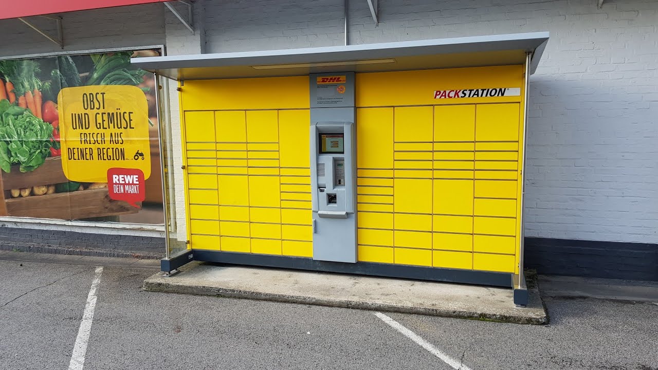Как работает DHL Packstationen в Германии.