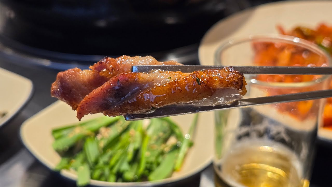 해운대 부막숯불닭갈비 숯불에 굽는 닭갈비
