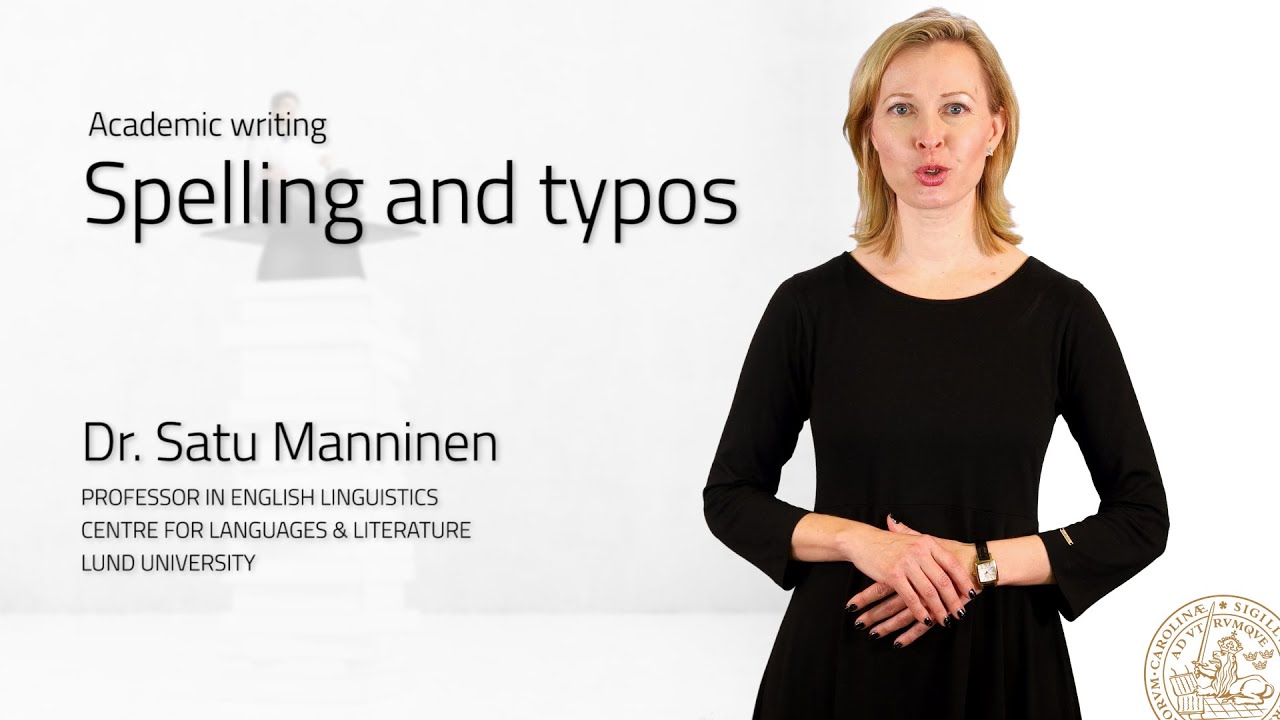 Spelling and typos