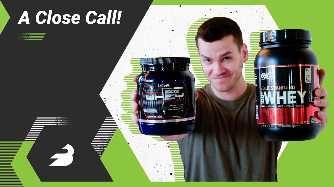 Ultimate Nutrition Prostar 100 Whey Protein vs ON Gold Standard