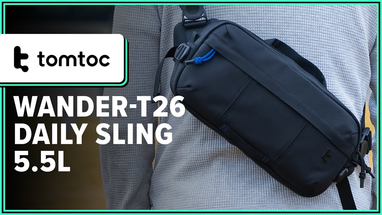 Обзор Tomtoc Wander-T26 Daily Sling 5.5L (2 недели использования)