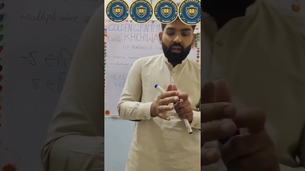 8th class Math chp 1 properties of Real numbers Additive inverse & multiplicative inverse lecture 7 