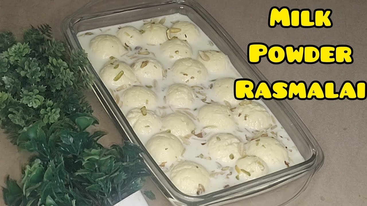 Quick and Easy Rasmalai with Milk Powder No Fail Recipe😋