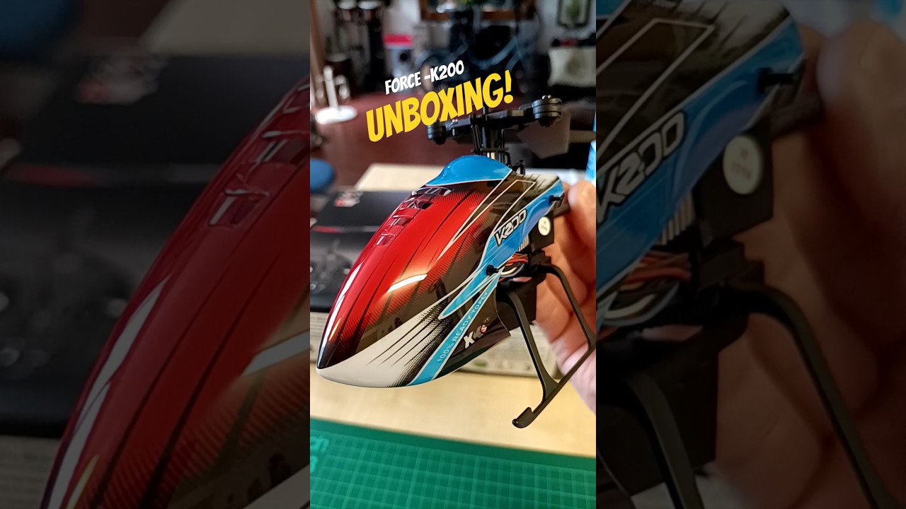 NEW XK REAL FLIGHT FORCE-K200 RC HELICOPTER UNBOXING #RC Pete's FPV WORKSHOP