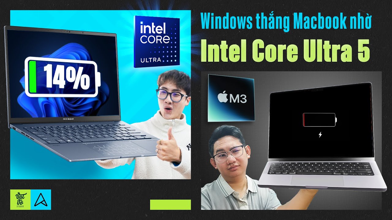 Pin Windows đã thắng Macbook nhờ AI và Intel Core Ultra | Review ASUS Zenbook 14 OLED