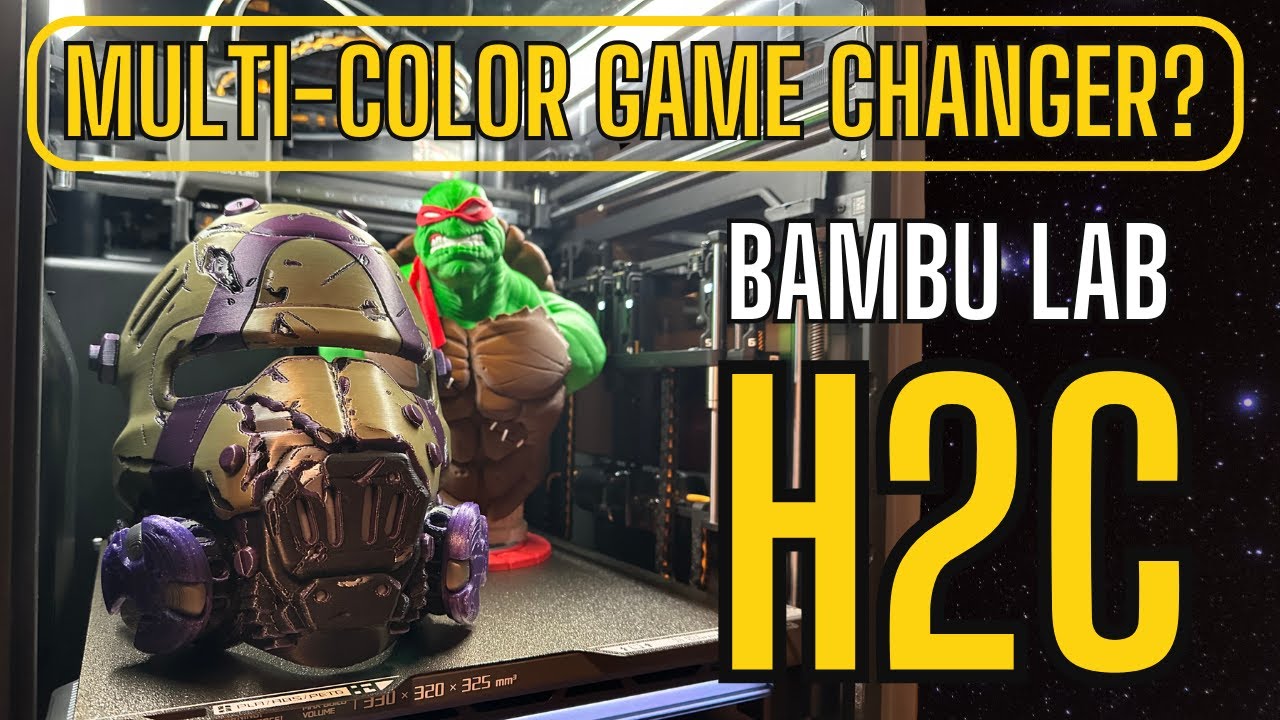 Bambu H2C: Реальный многодневный тест печати без дополнительных настроек.