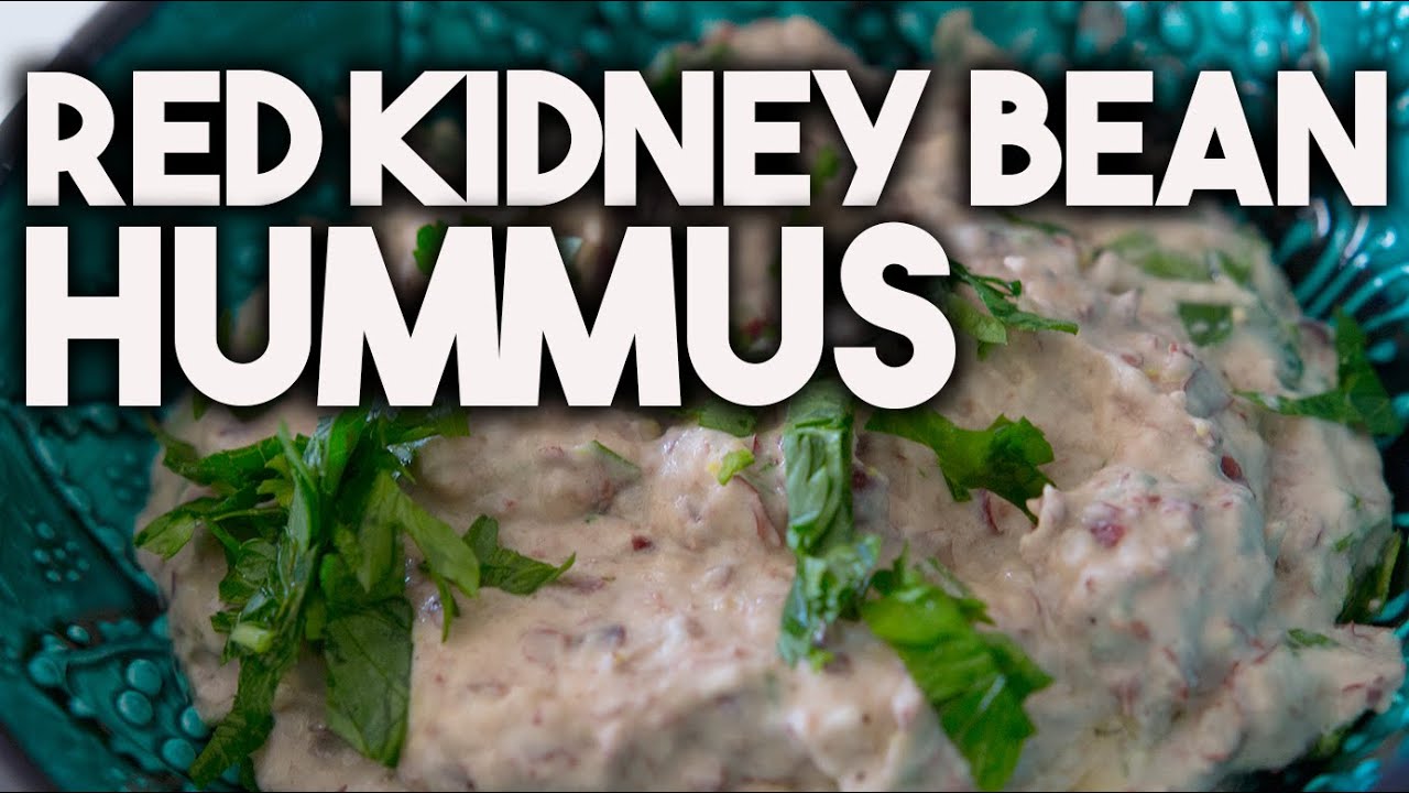 Simple to prepare Red Kidney Bean HUMMUS