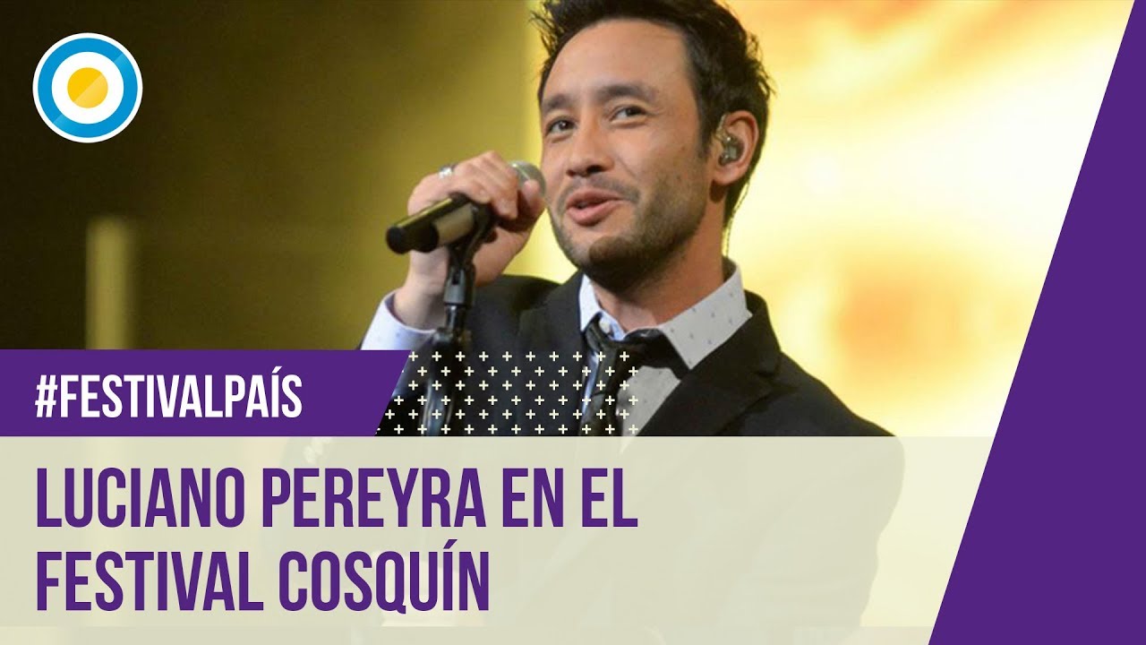Luciano Pereyra en el Festival Cosquín 2016
