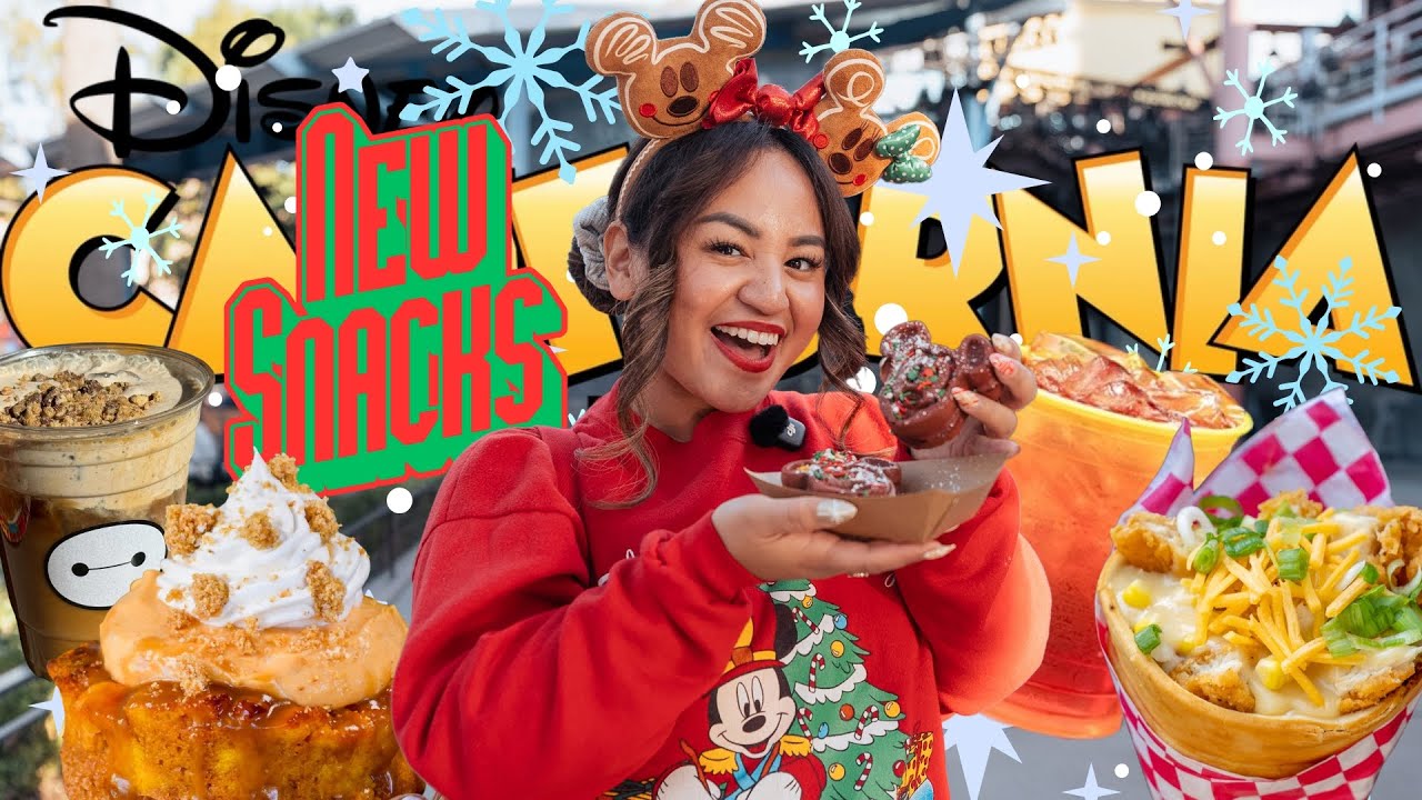 NEW HOLIDAY SNACKS AT DISNEYLAND RESORT | CALIFORNIA ADVENTURE BEST COLD BREW