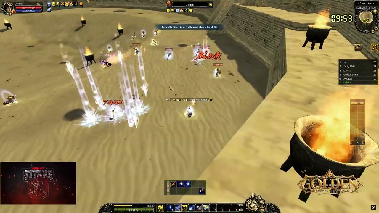Golden Online Survival Arena 53k 2nd Rank | Uchiha .
