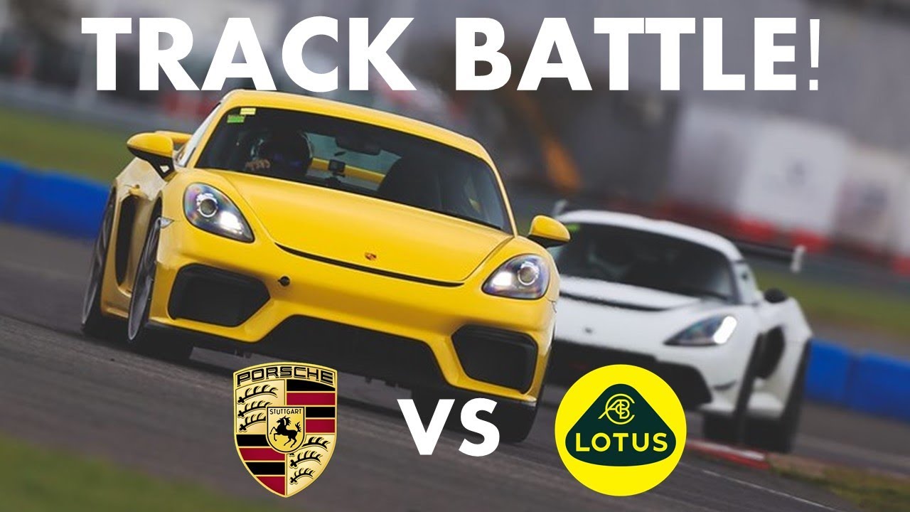 Cayman GT4 vs. V6 Exige @ Bedford Autodrome