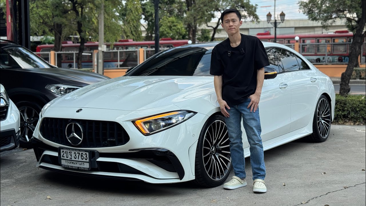 🚘BENZ CLS53 AMG 4MATIC+ FACELIFT W253 2022 สีขาว ตัวท้อป✅ราคาโปร 2,999,000 บาท 🛣️ไมล์ 30,000 กม.