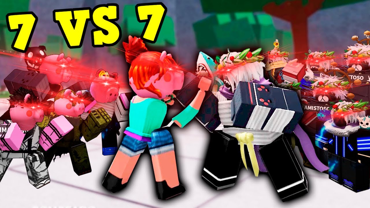 7v7 Pennys vs Dekus en LOS CAMPOS DE BATALLA MÁS FUERTES ROBLOX Momentos Divertidos 🤣