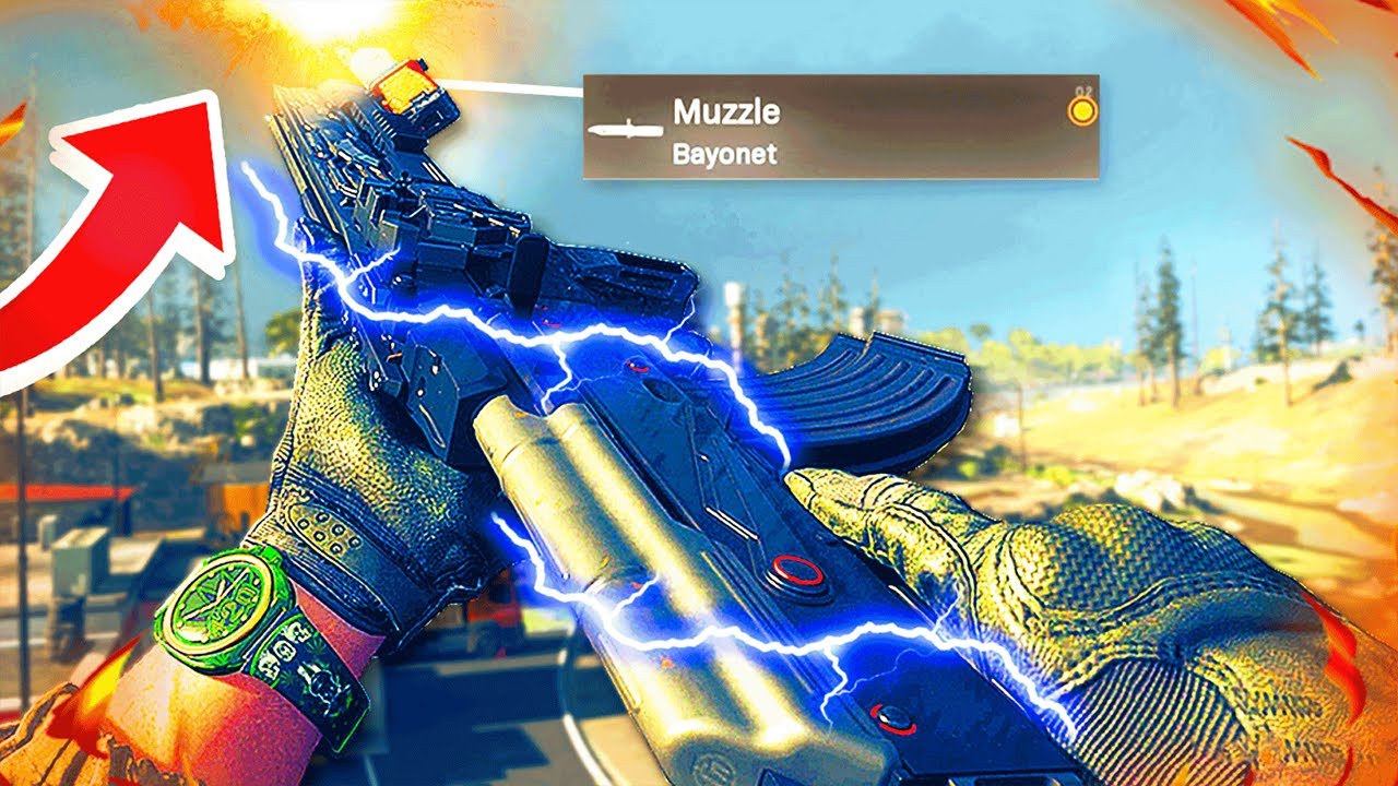 SECRET AK47 ELECTRIC EXPLODING BAYONET 😮