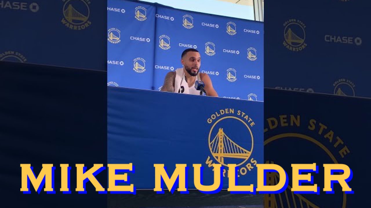 📲 Mychal Mulder Warriors Training Camp snippet from @letsgowarriors Instagram Live