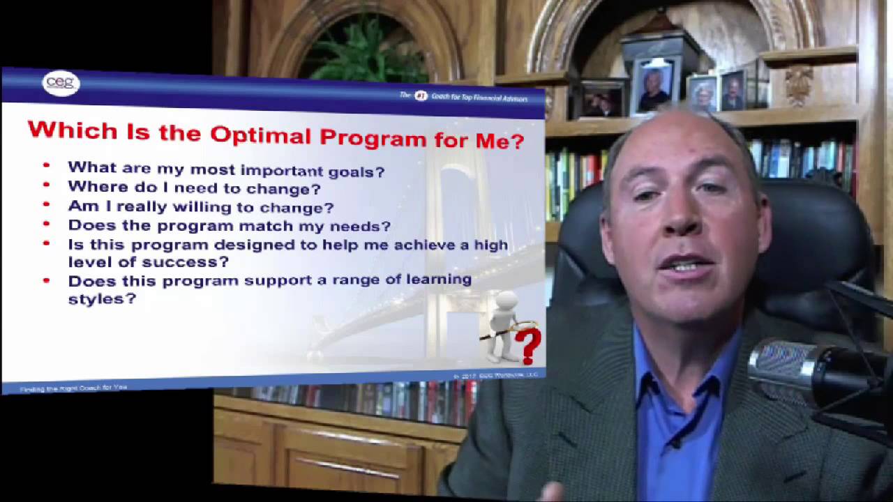Which Is the Optimal Financial Advisor Coaching Program for Me?