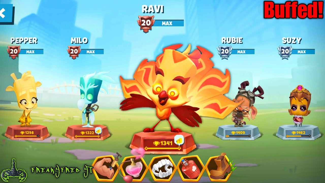 Ravi is Insane now!! (Buffed) Max Level 20!! Update 4.7.0 #zooba #gameplay
