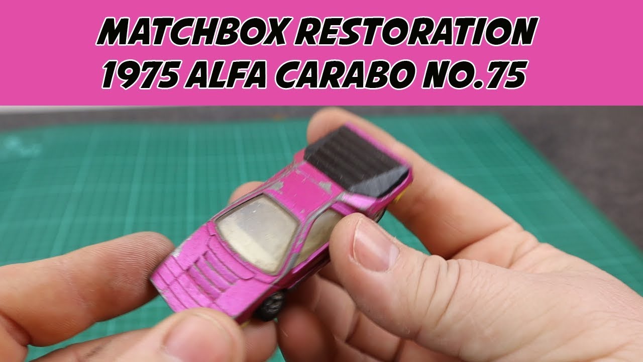 My First Matchbox Die Cast Model Restoration Alfa Carabo No' 75