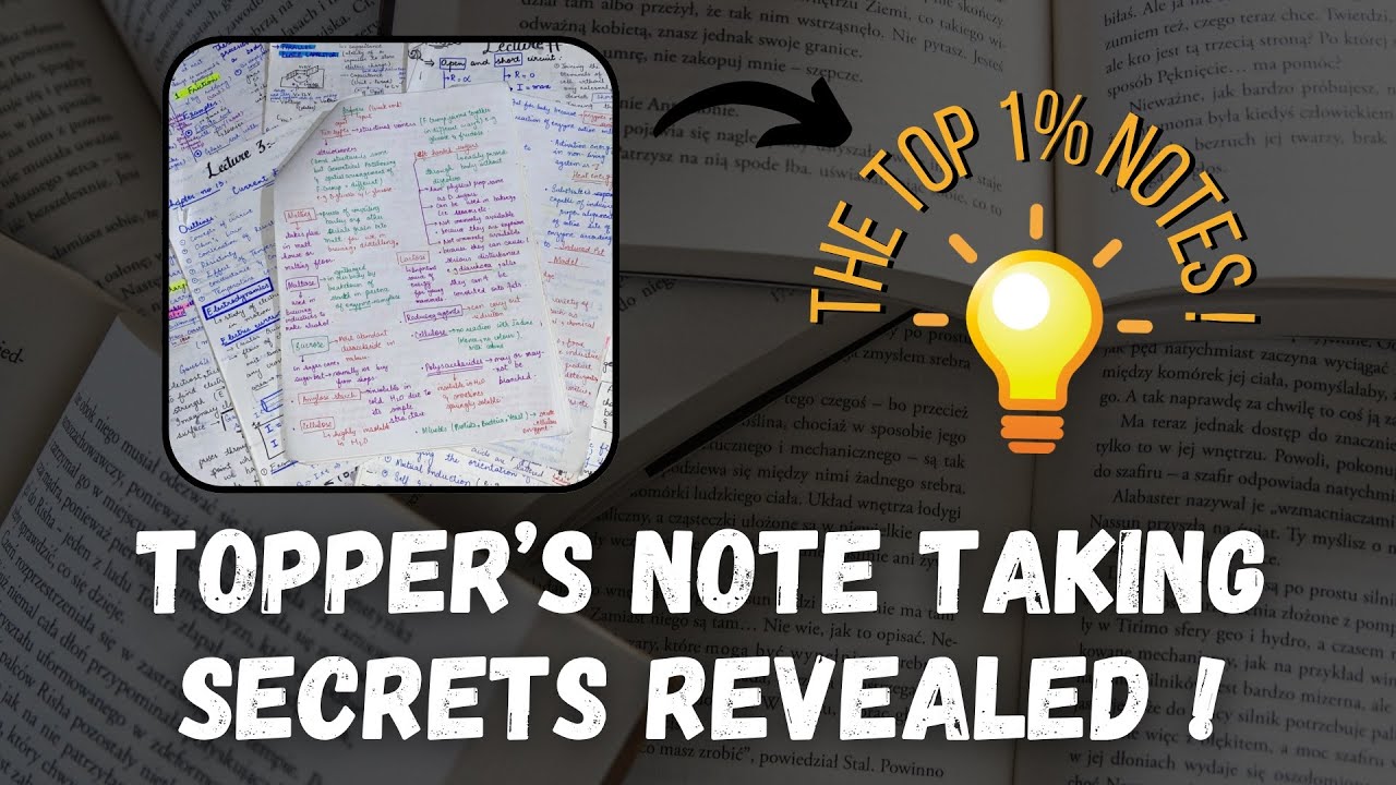 How to make NOTES in MDCAT? | Shortlisting | TOPPER&rsquo;S Note-taking Secrets Revealed | 📚